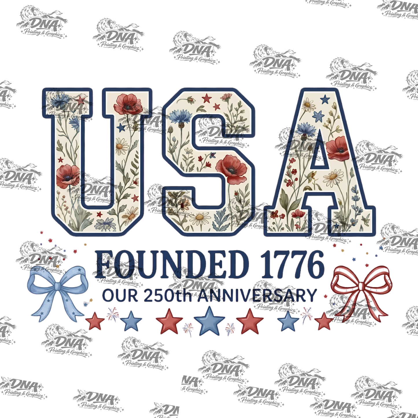 4th of July DTF transfers