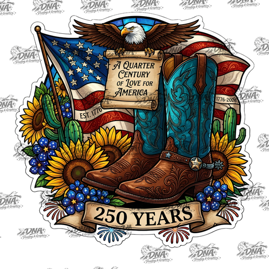 Cowboy Boots n 4th of July DTFs